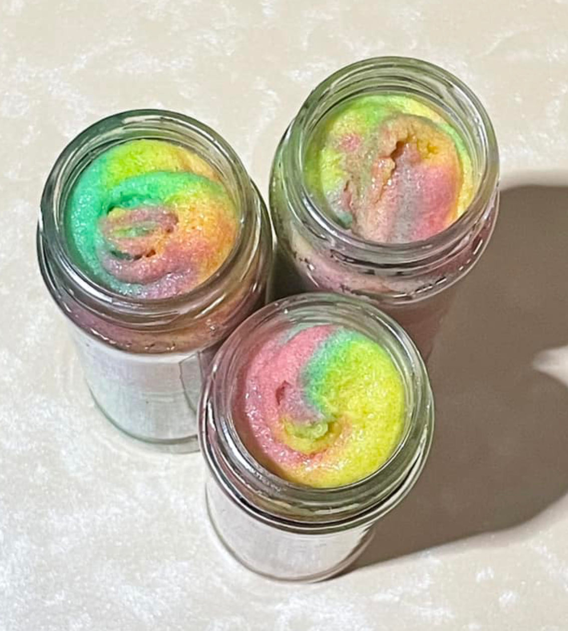 🌈✨ Sugar Rainbow Scrub: Bubblegum Bliss for Silky Skin! ✨🌈